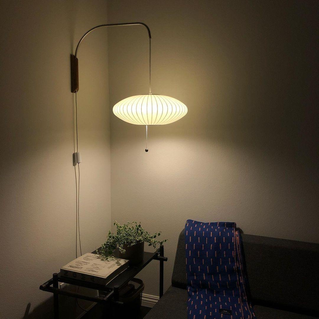 Hugo Wall Sconce Walnut Ball