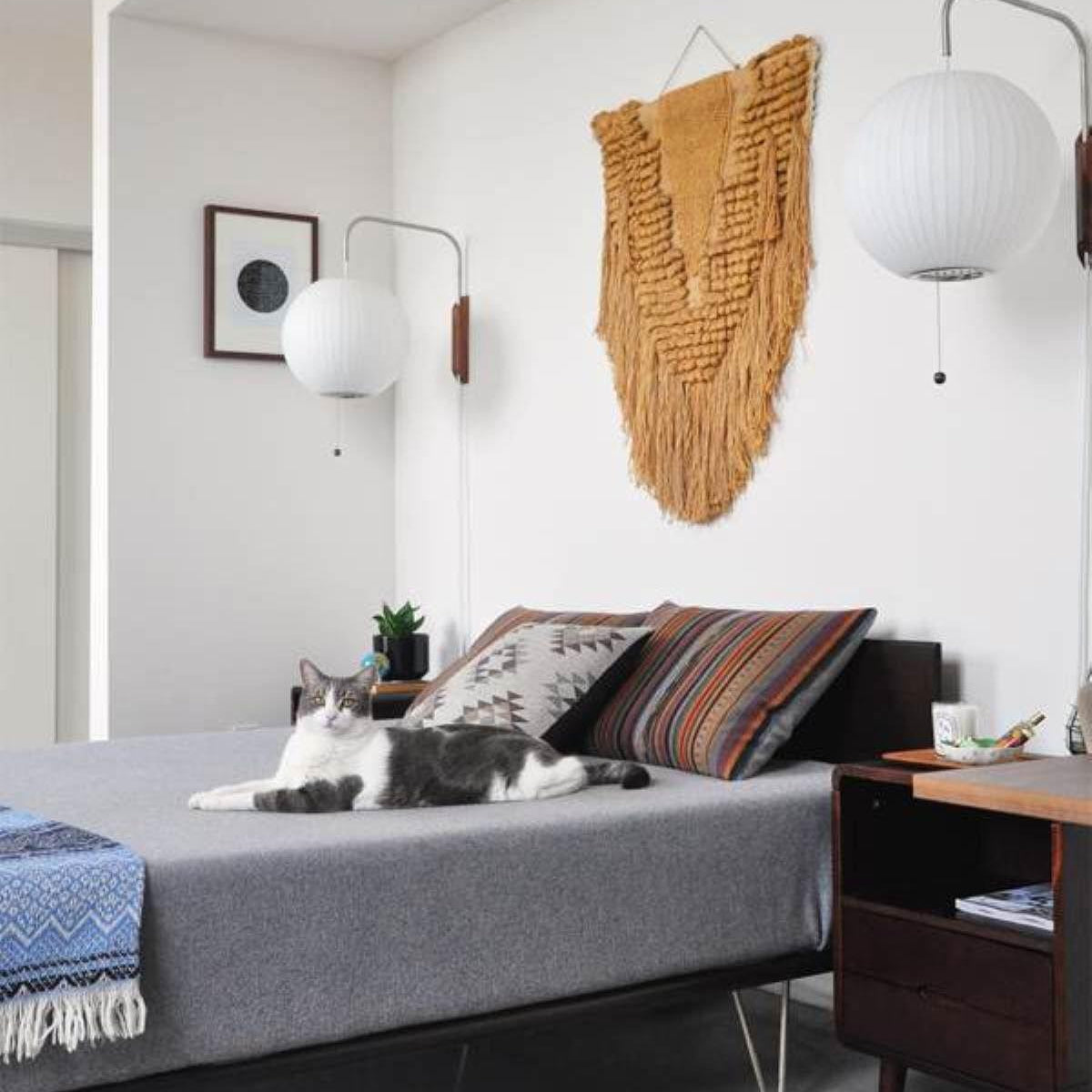 Hugo Wall Sconce Walnut Ball