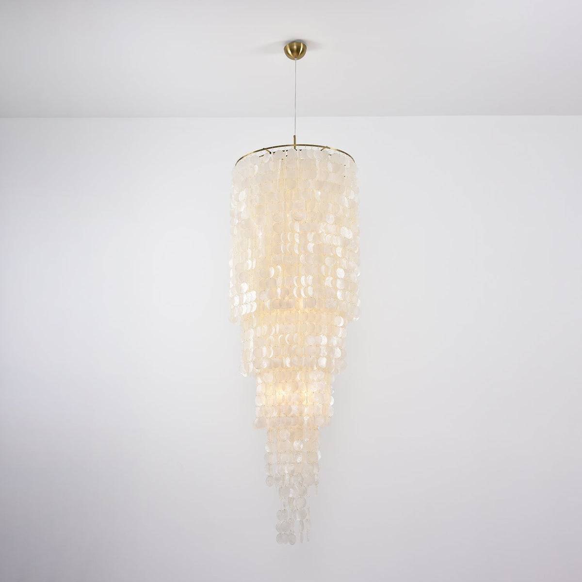 Eloryra Cascading Shell  Chandelier