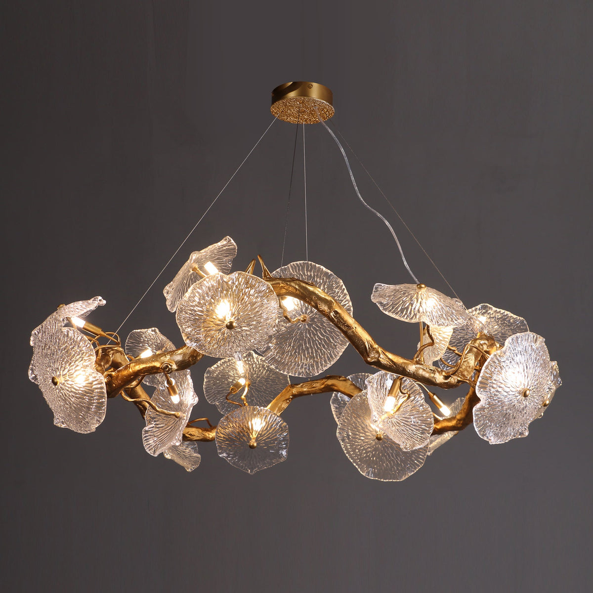 Avenhurst Lotus Glass Chandelier