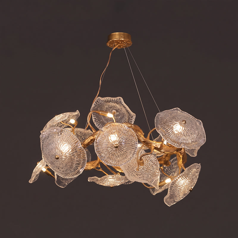Avenhurst Lotus Glass Chandelier