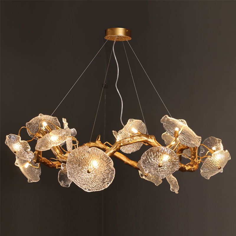 Avenhurst Lotus Glass Chandelier