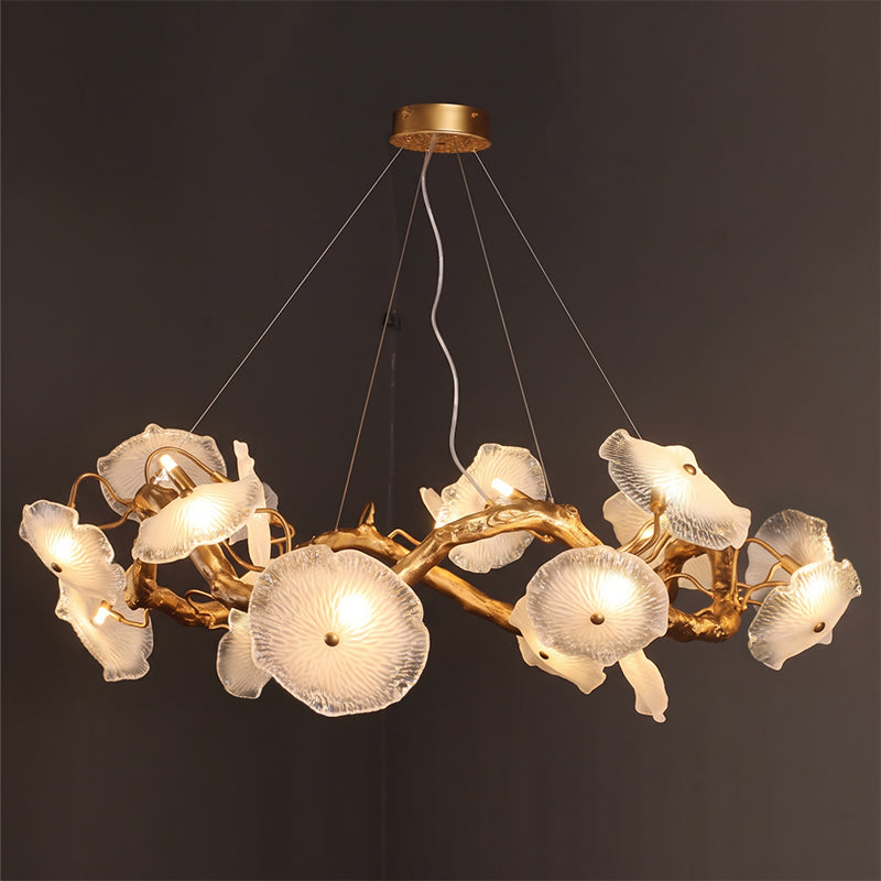Avenhurst Lotus Glass Chandelier