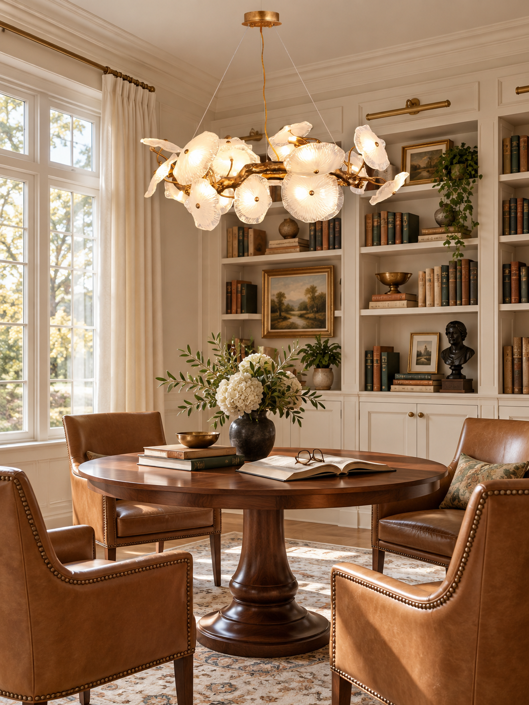 Avenhurst Lotus Glass Chandelier