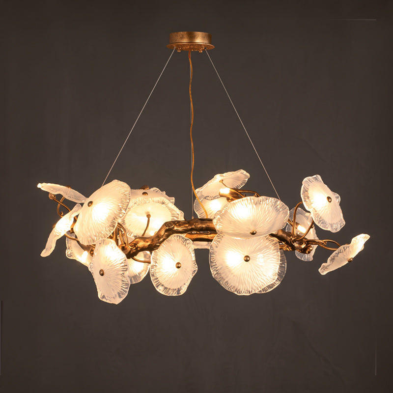 Avenhurst Lotus Glass Chandelier