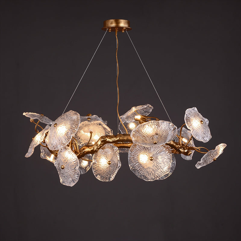 Avenhurst Lotus Glass Chandelier