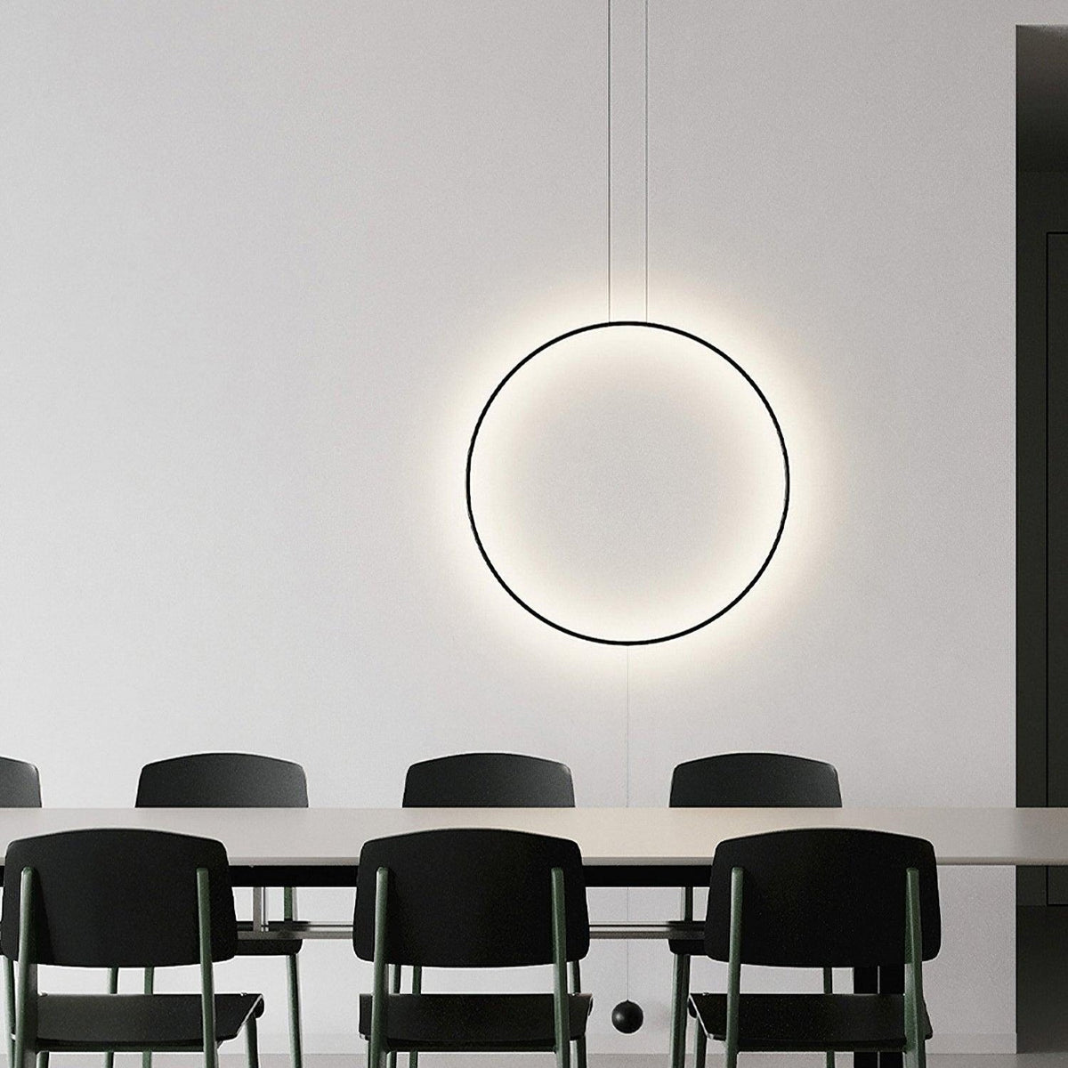 Ryker Minimalist Circle Pendant Light