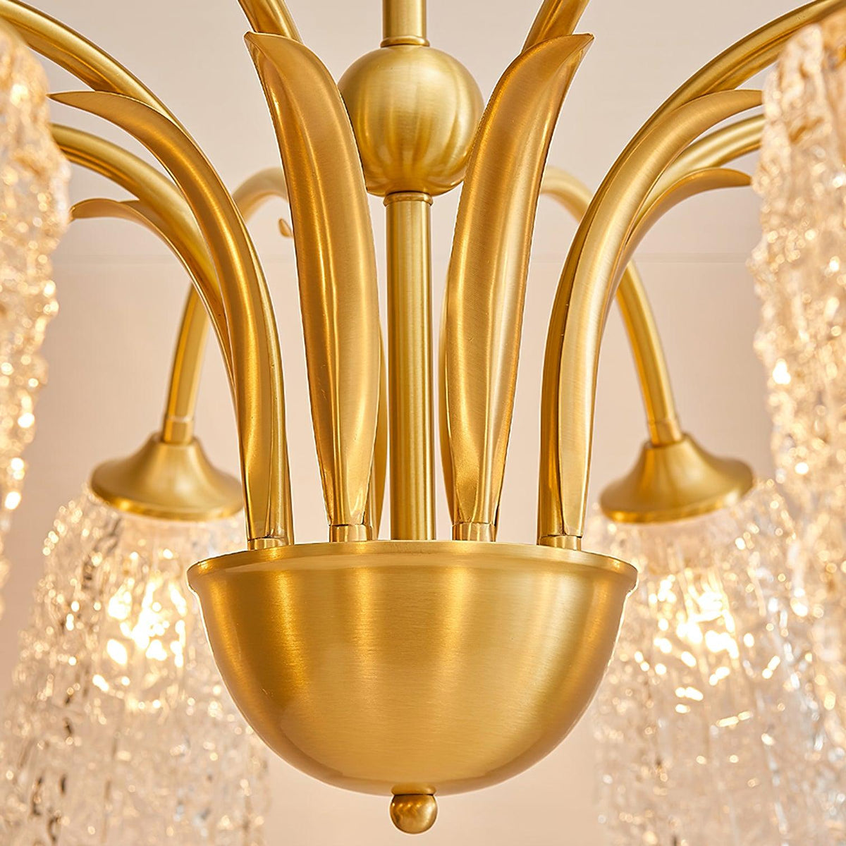 Celiella Vintage Glass Chandelier