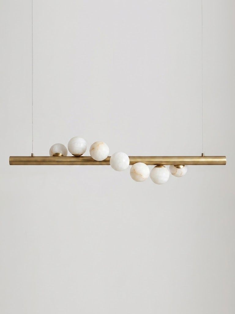 Isenford Alabaster Bar Pendant Lamp