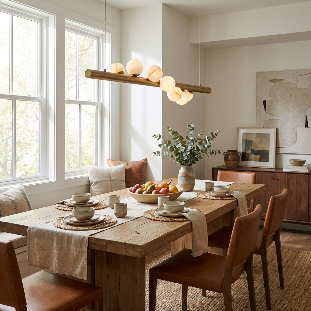 Isenford Alabaster Bar Pendant Lamp
