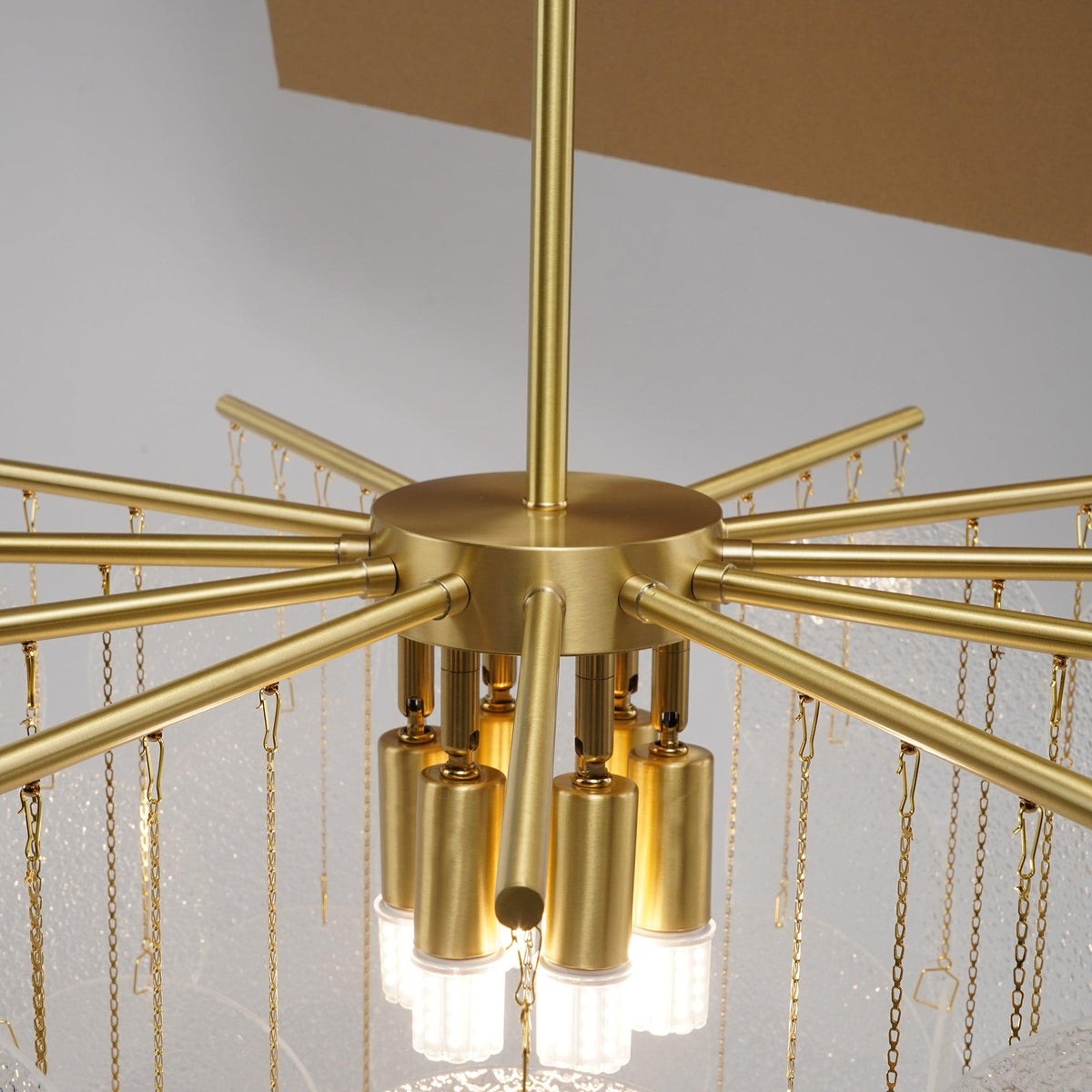 Zorven Chandelier Nimbus Glass Droplets