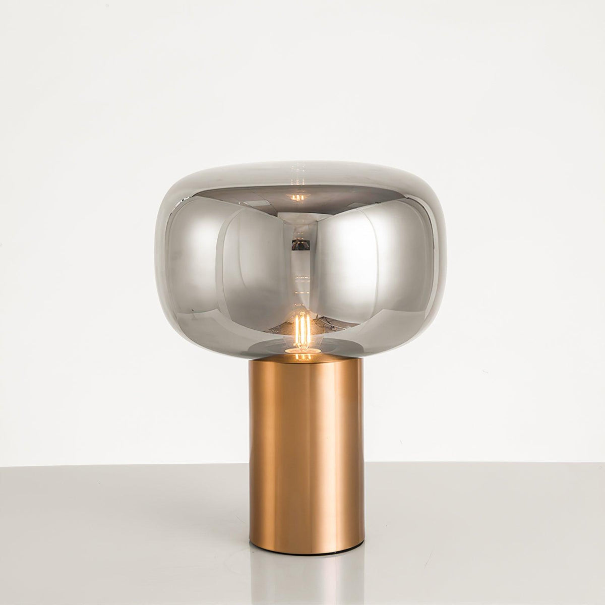 Teloz Glass Industrial Table Lamp