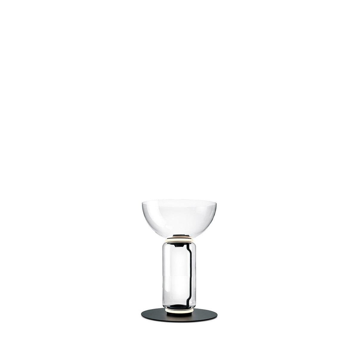 Cyrilys Floor Lamp Bamboo Glass