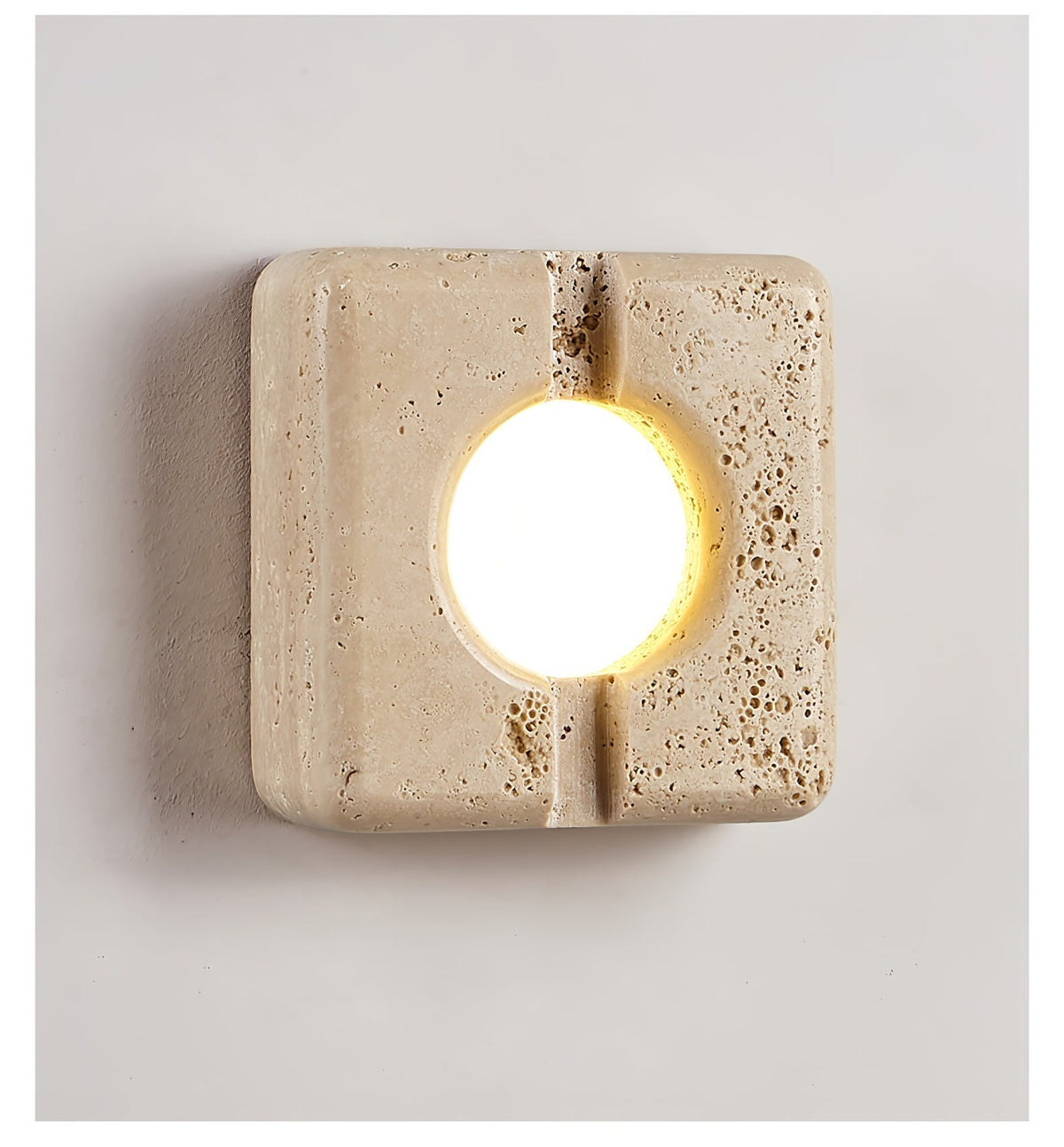 Valaora Travertine Wall Light