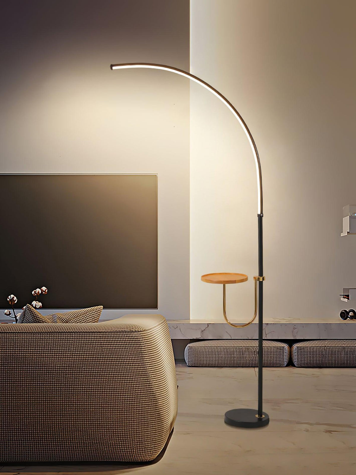 Tild Wood Silicone Floor Lamp