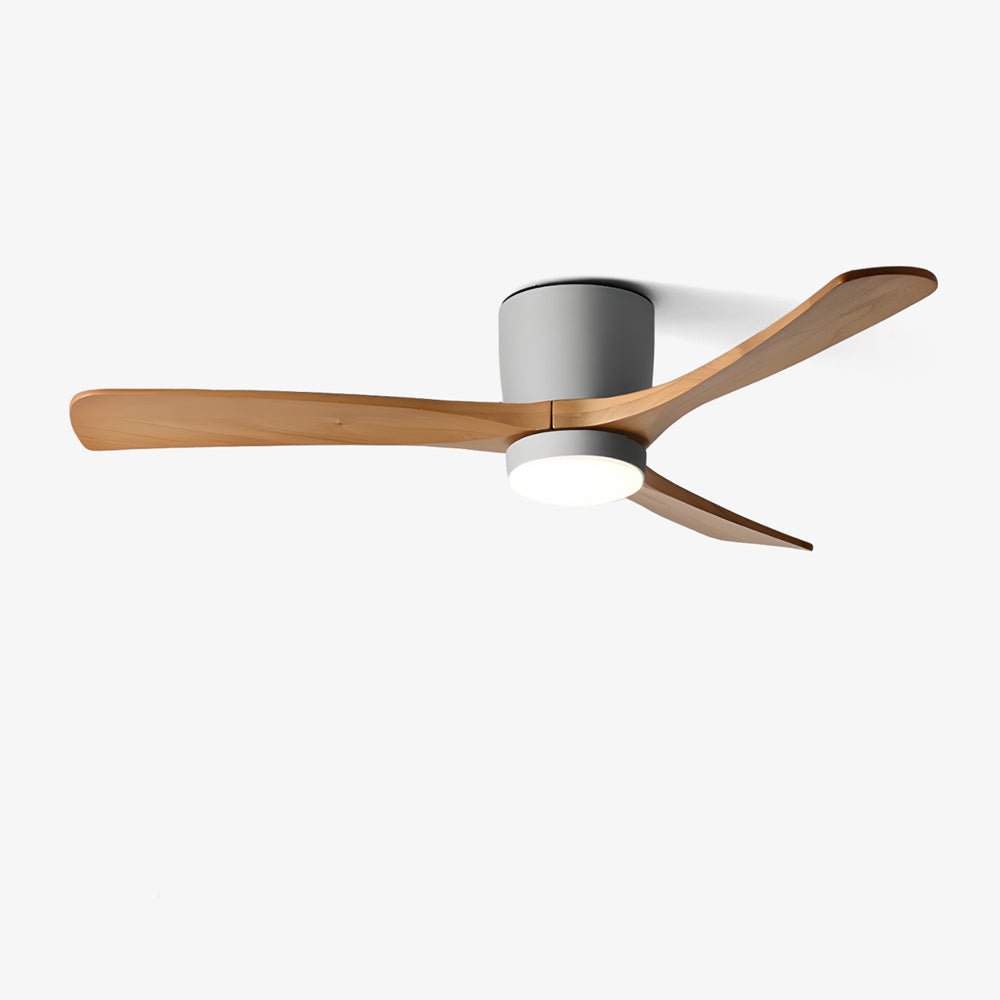 Elena Modern Wood Ceiling Fan Light
