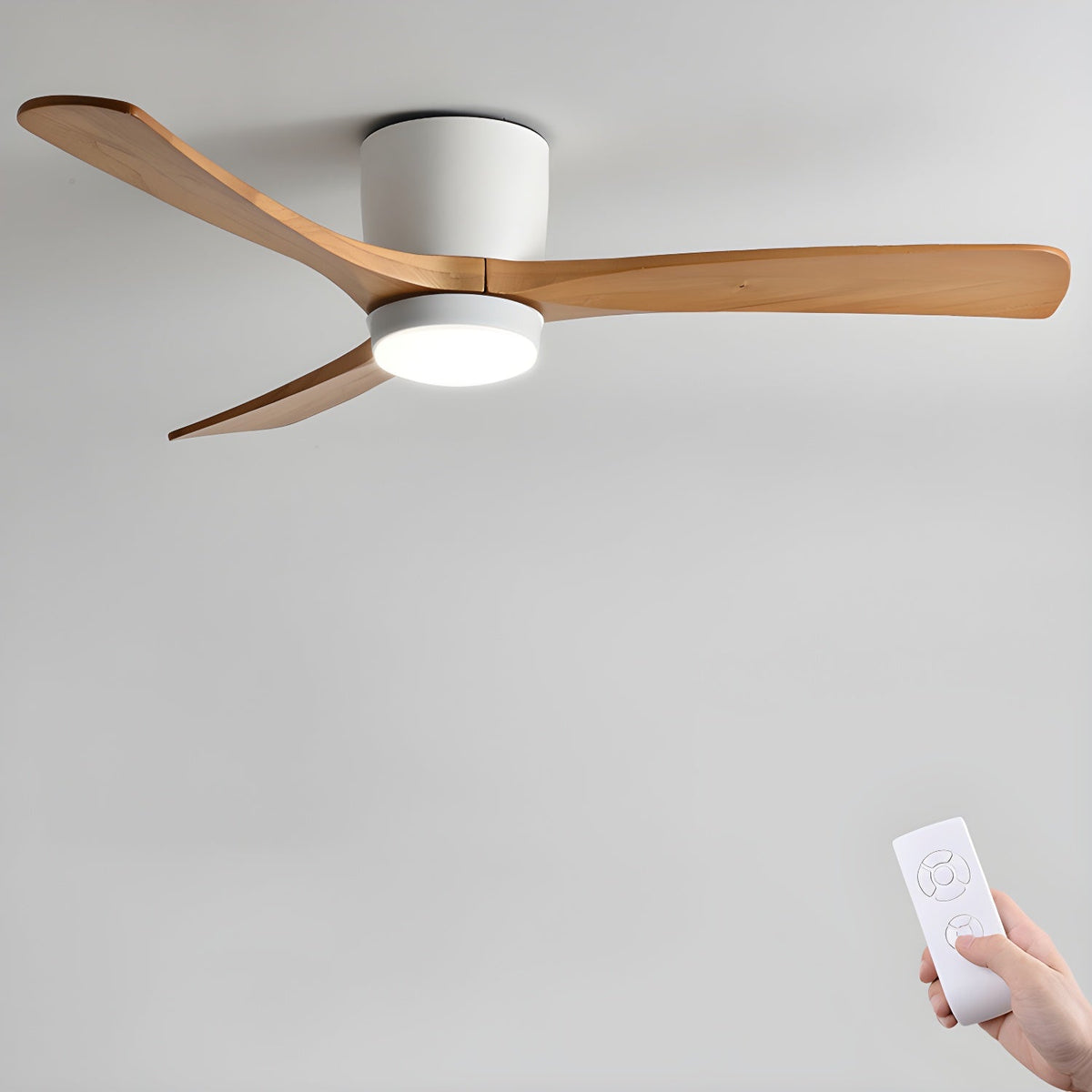 Kozia Wooden Ceiling Fan Light