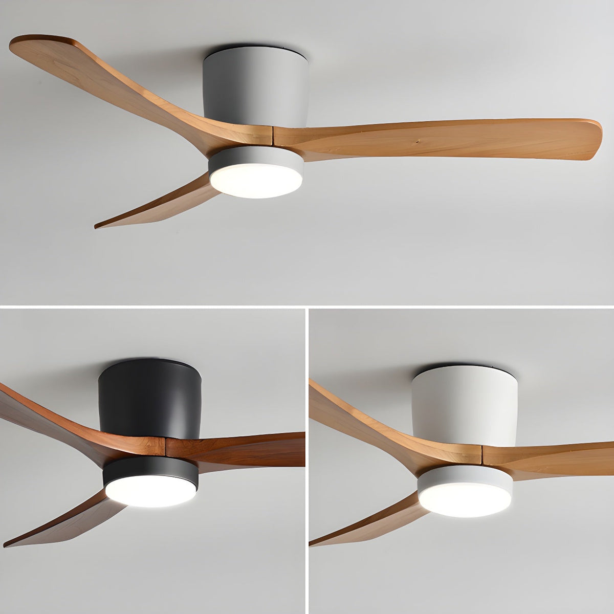 Kozia Wooden Ceiling Fan Light