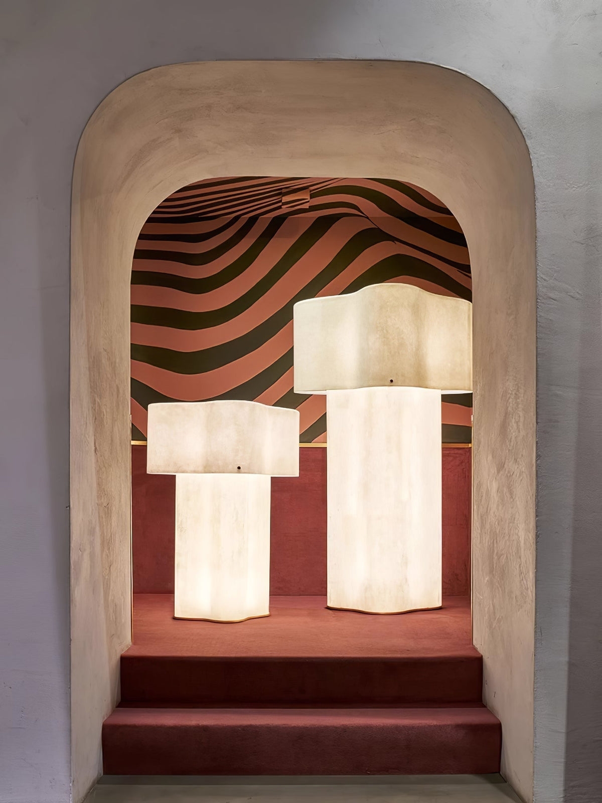 Loneo Minimalist FRP Floor Lamp