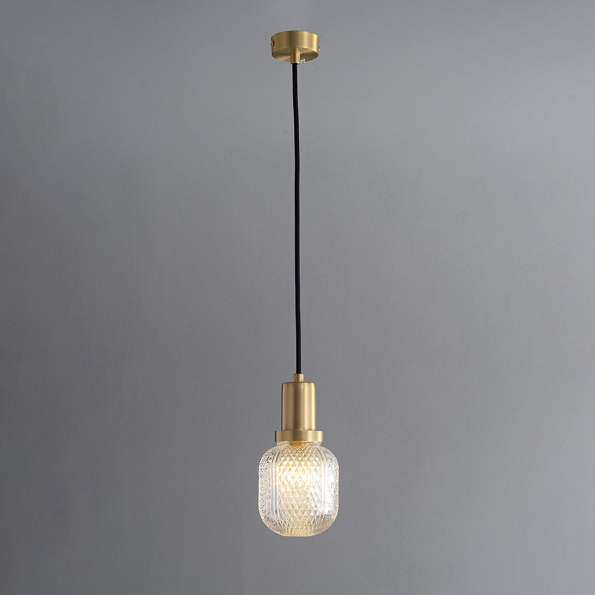 Cacarir Premium Nordic Art Brass Glass Pendant Lamp
