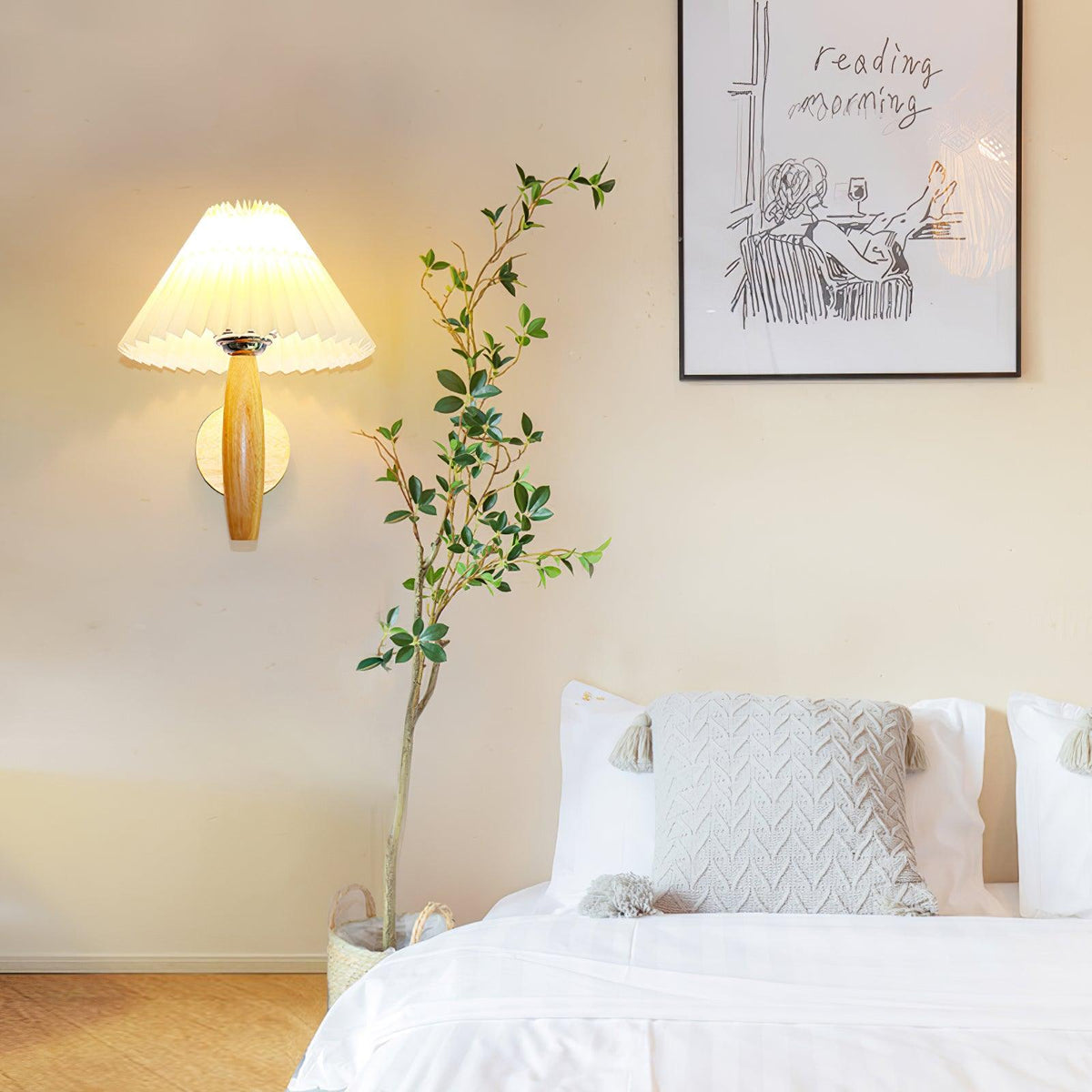 Elvivelle Modern Wood Wall Lamp