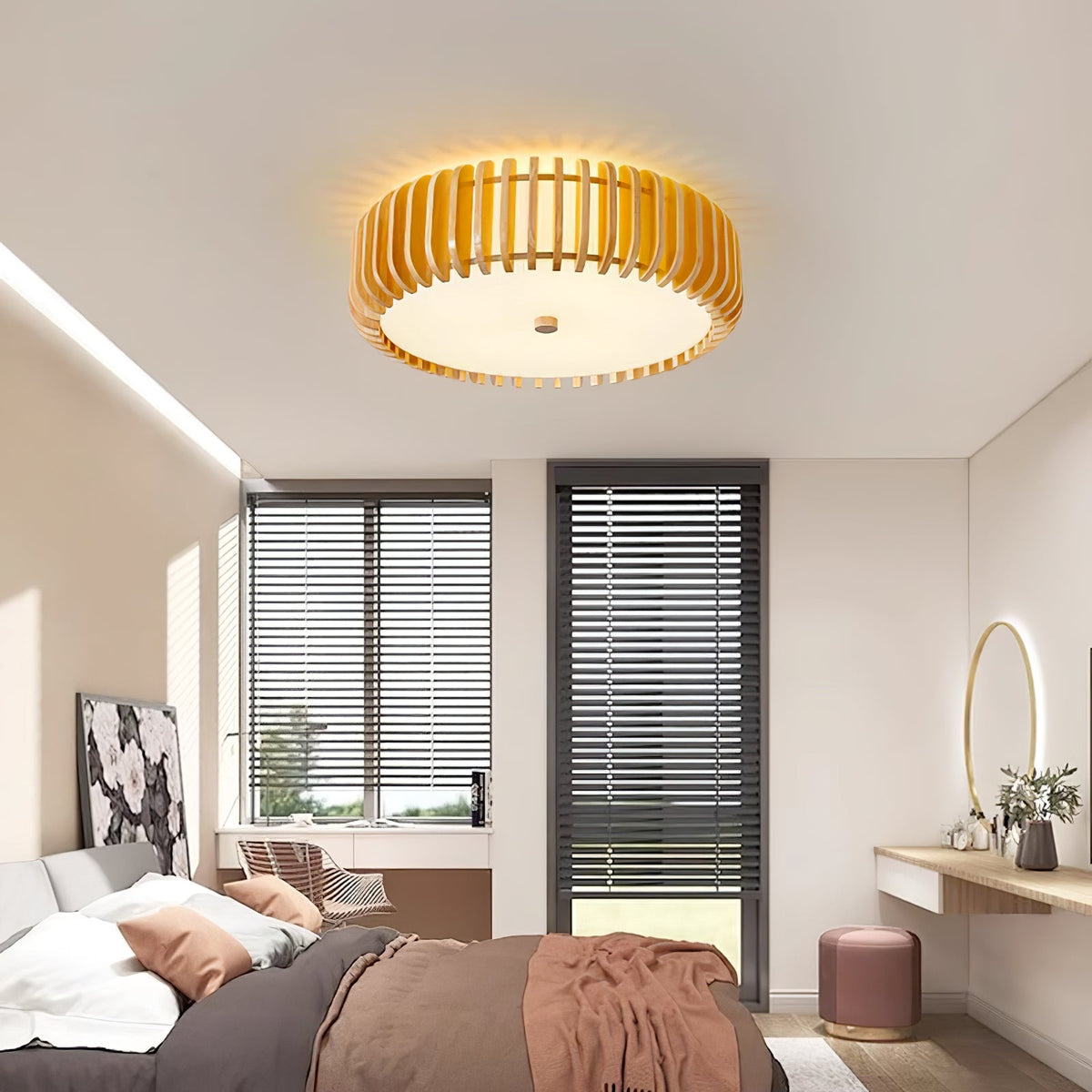 Vezorus Premium Elegance Wood Ceiling Lamp