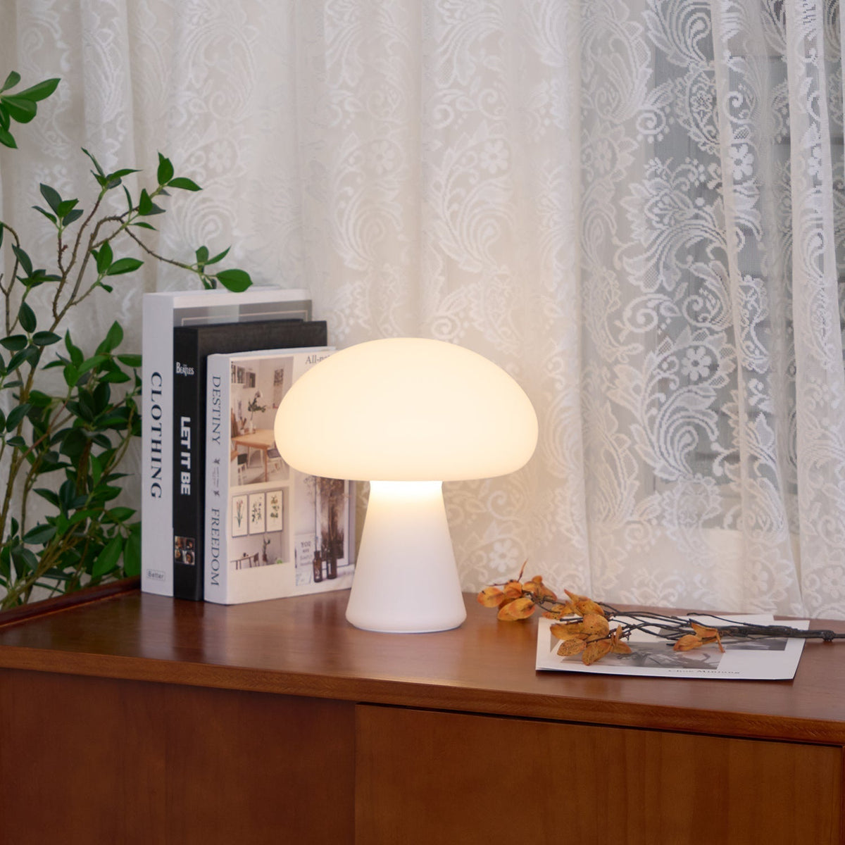 Ombra Glass Whimsical Table Lamp