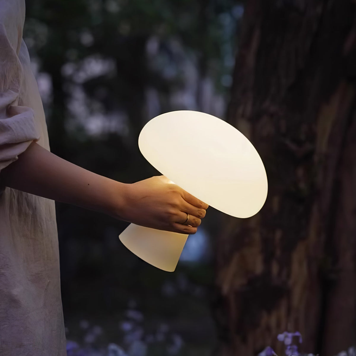 Ombra Glass Whimsical Table Lamp