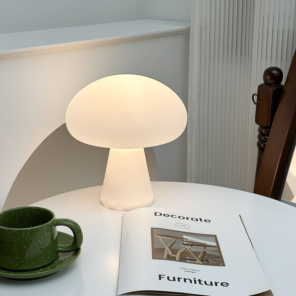 Ombra Glass Whimsical Table Lamp