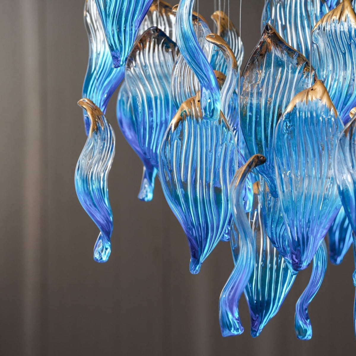 Asteria Wave Blown  Glass Customize Chandelier