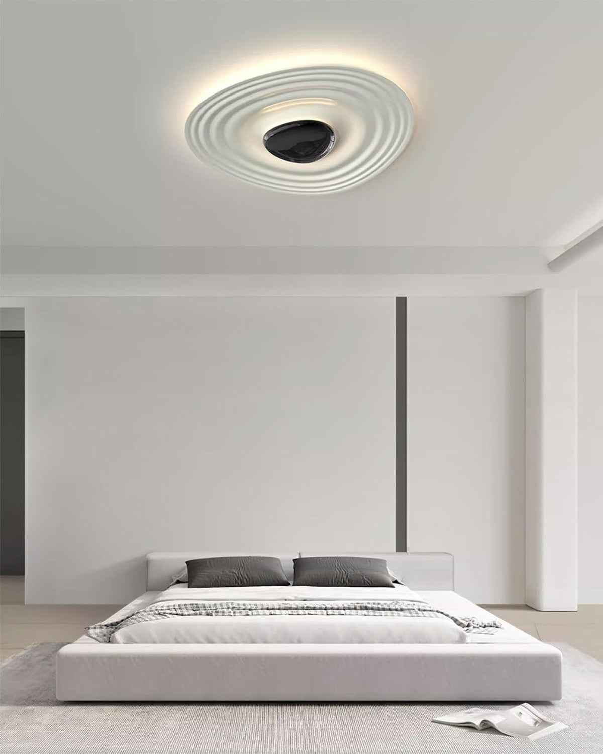 Idra Ceiling Lamp Ripple Ring Modern Sculptural