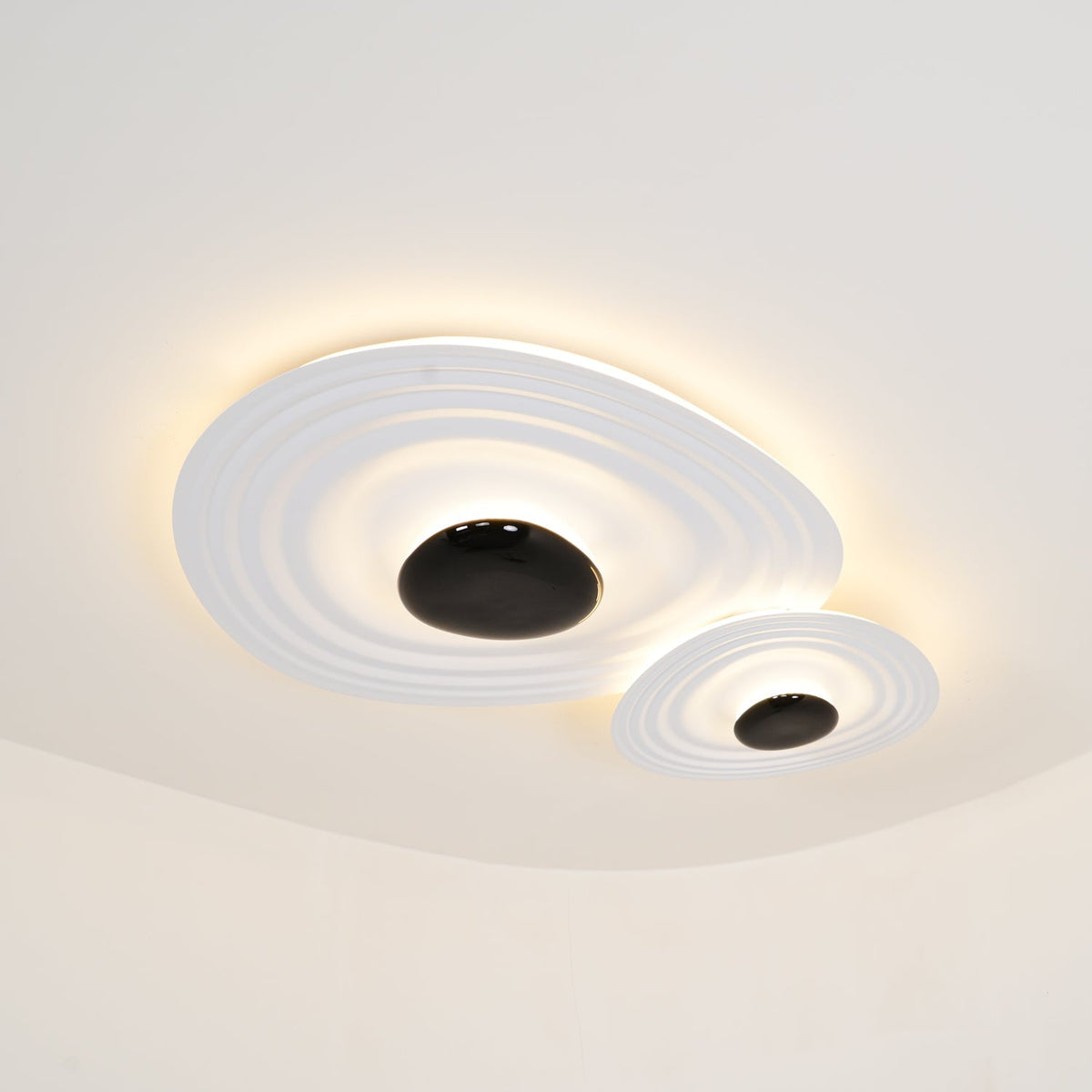 Idra Ceiling Lamp Ripple Ring Modern Sculptural