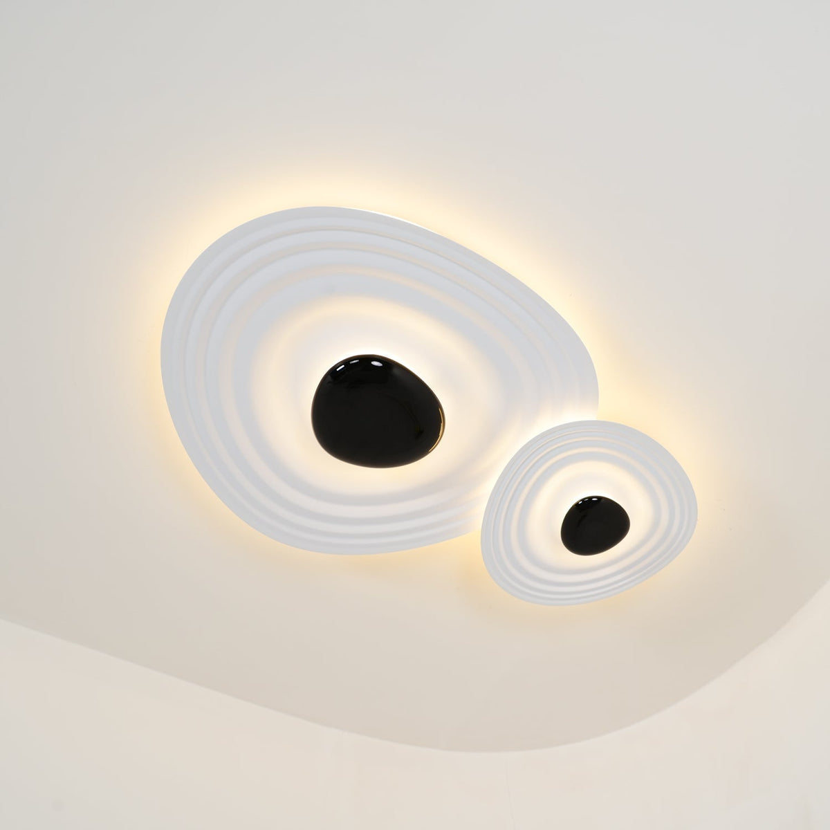 Idra Ceiling Lamp Ripple Ring Modern Sculptural