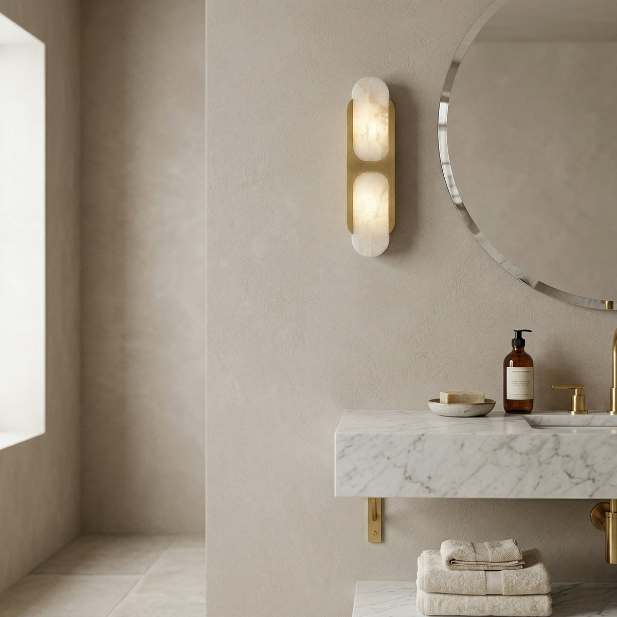 Jobel Alabaster Indoor Wall Light