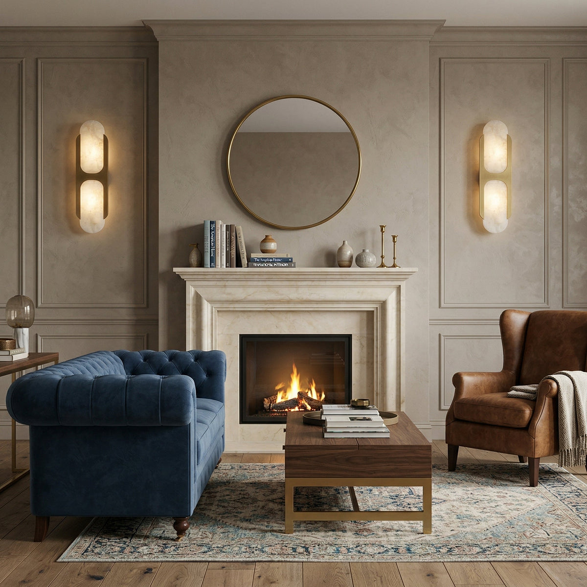 Jobel Alabaster Indoor Wall Light