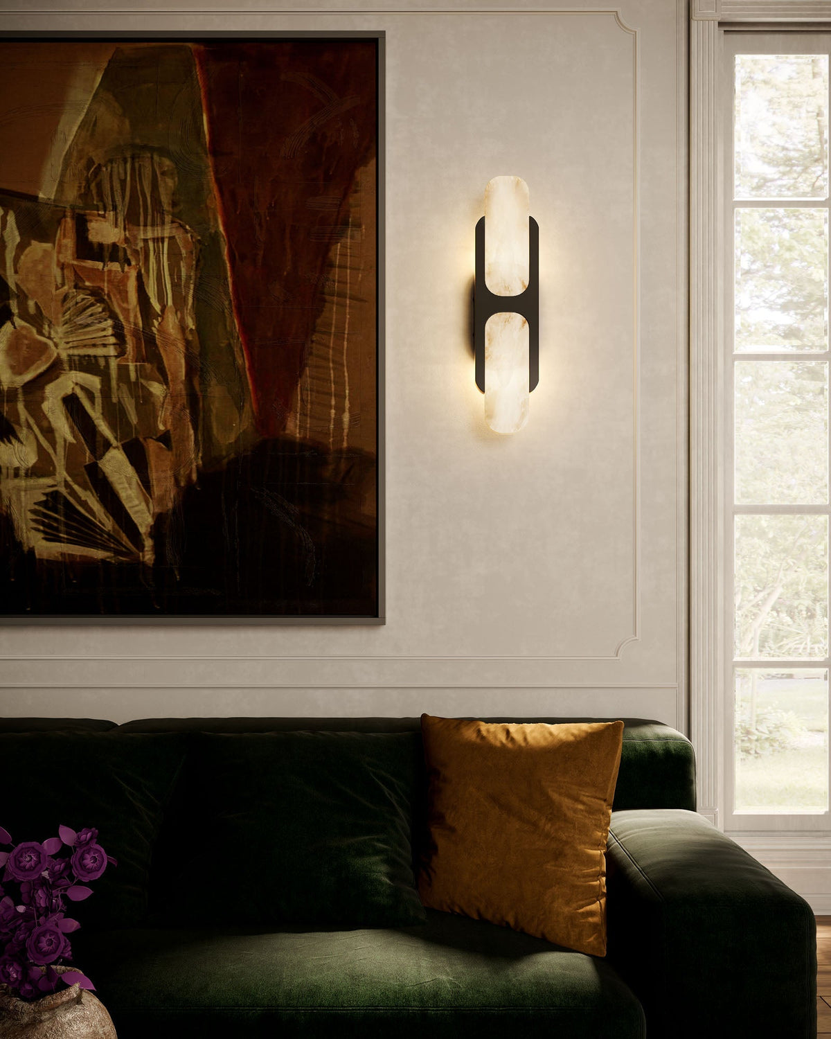 Jobel Alabaster Indoor Wall Light