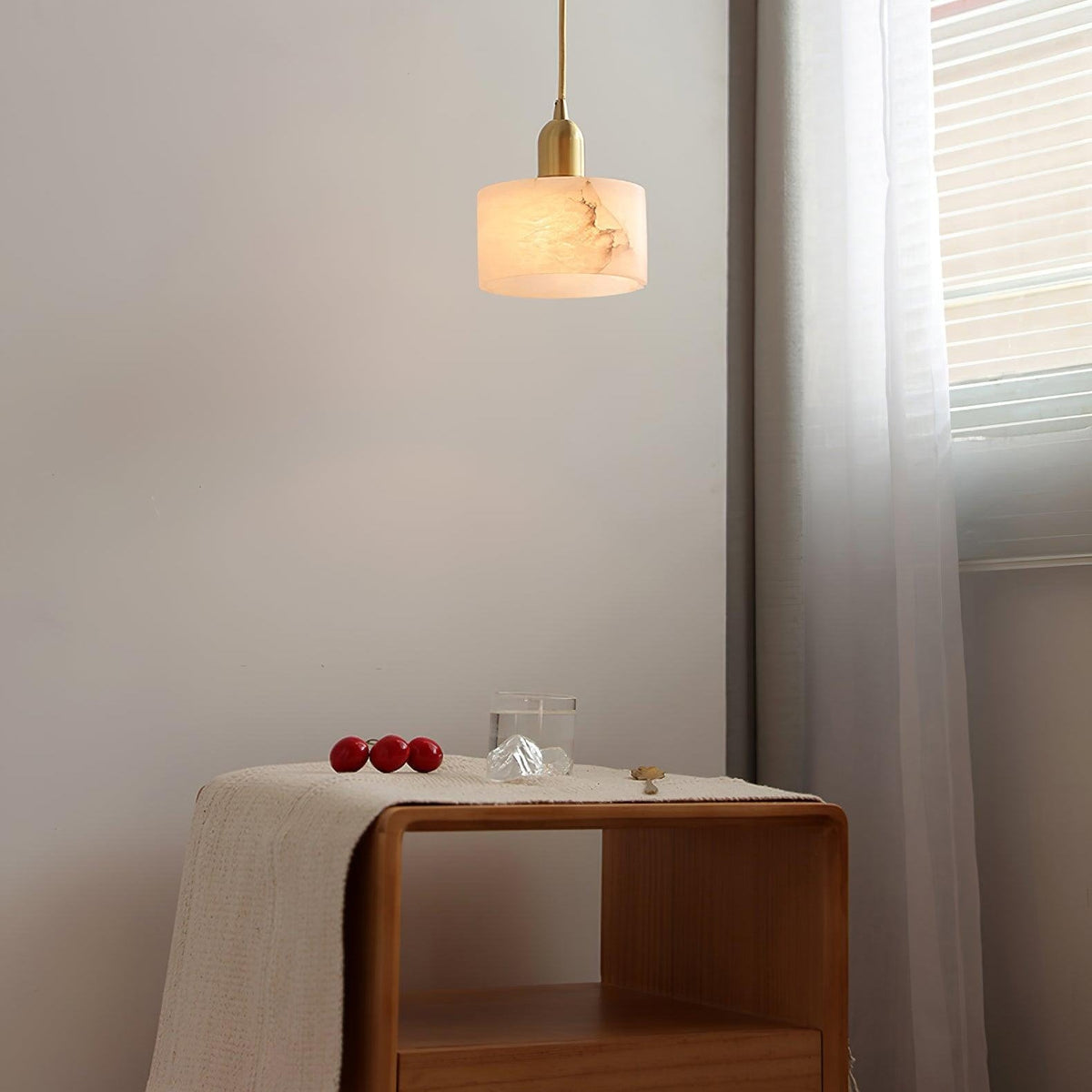 Brio Alabaster Pendant Light