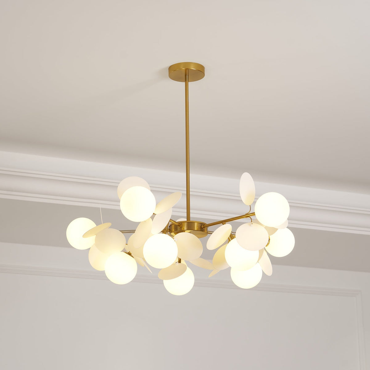 Zeon White Tree Chandelier
