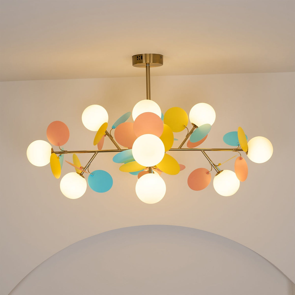 Zeon White Tree Chandelier