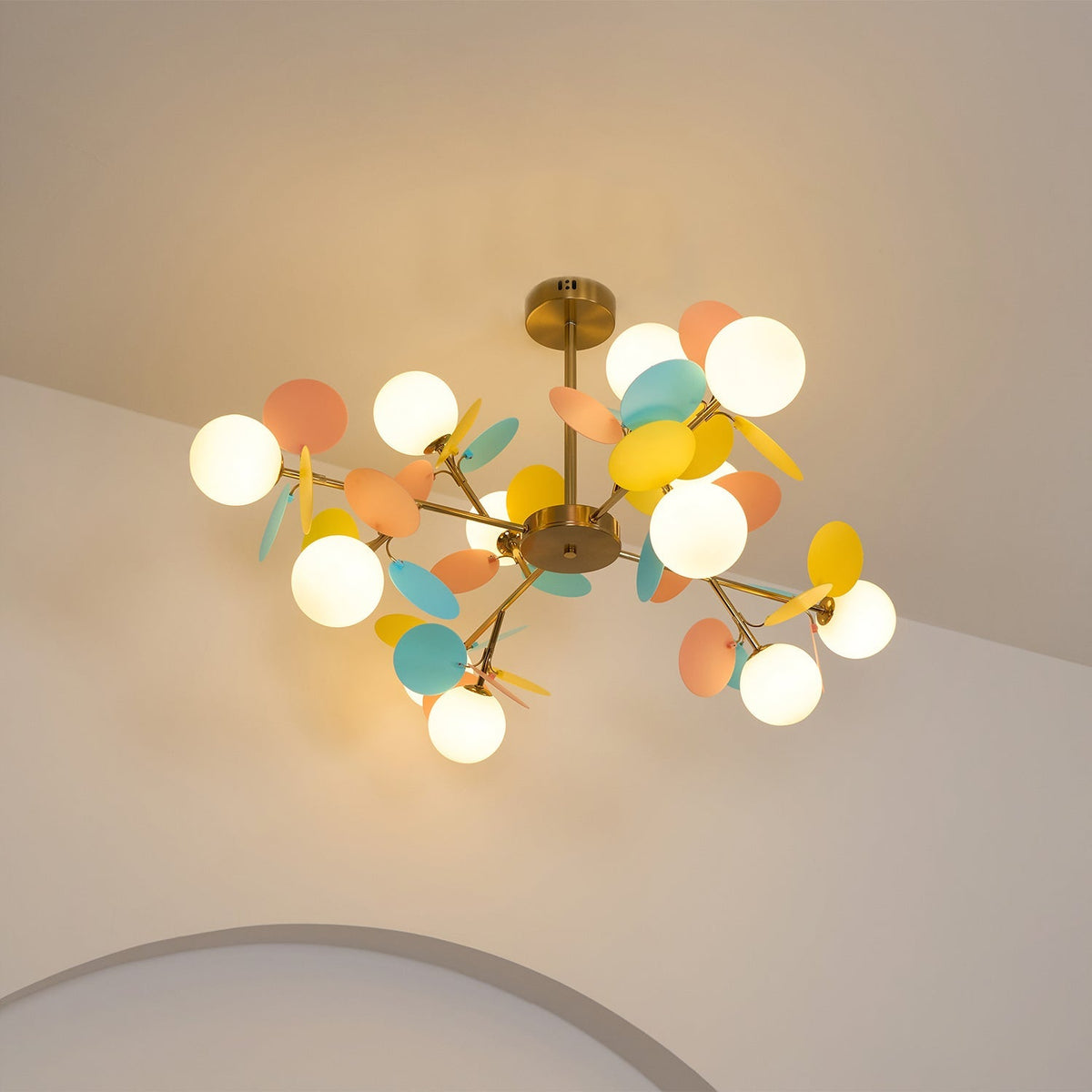 Zeon White Tree Chandelier