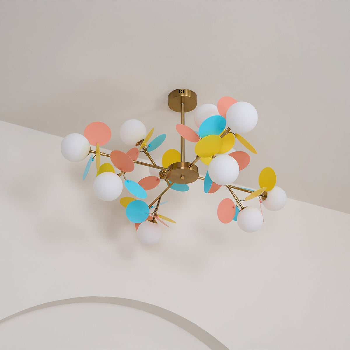 Zeon White Tree Chandelier
