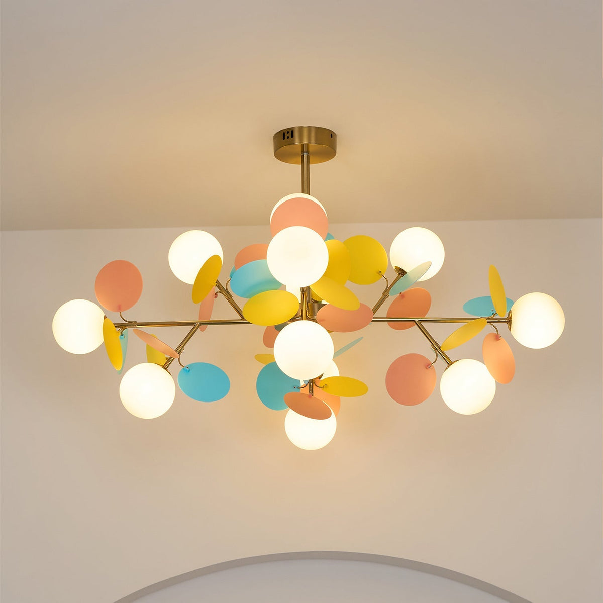 Zeon White Tree Chandelier