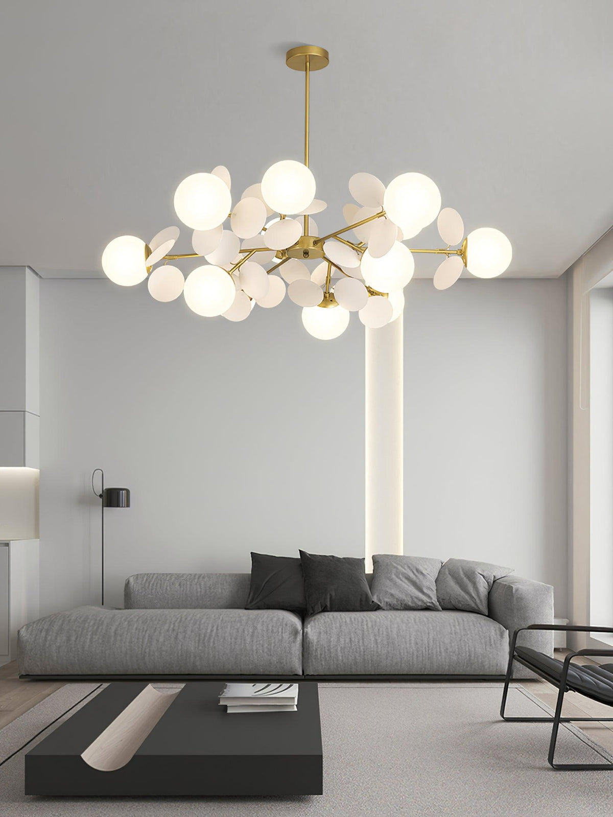 Zeon White Tree Chandelier