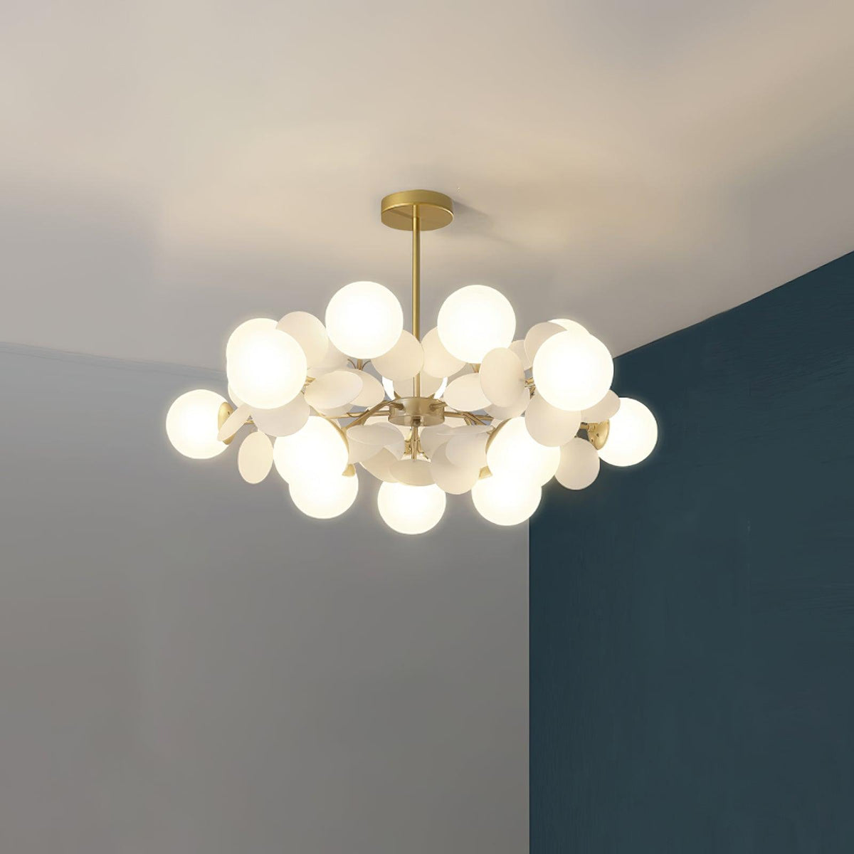 Zeon White Tree Chandelier