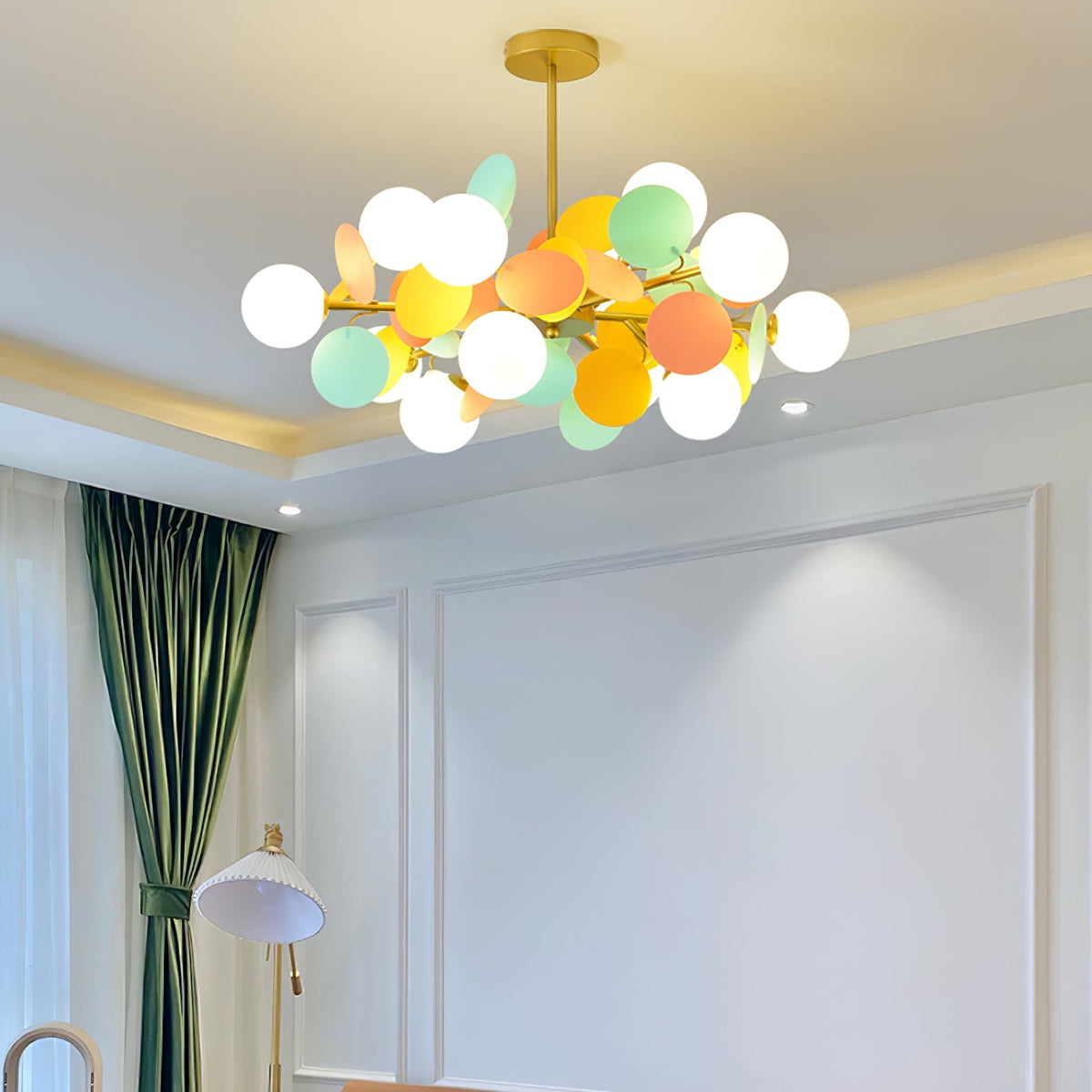 Zeon White Tree Chandelier