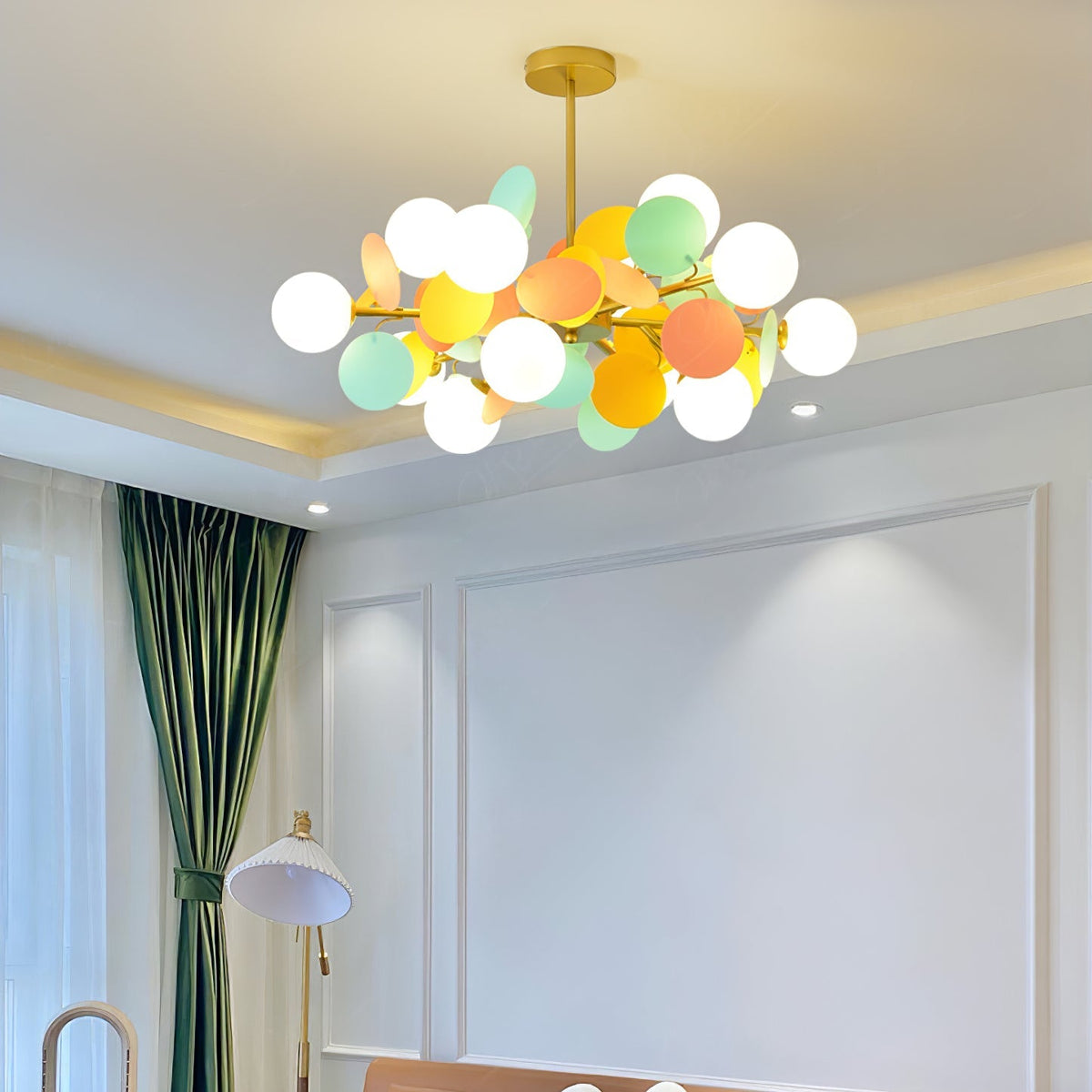 Zeon White Tree Chandelier