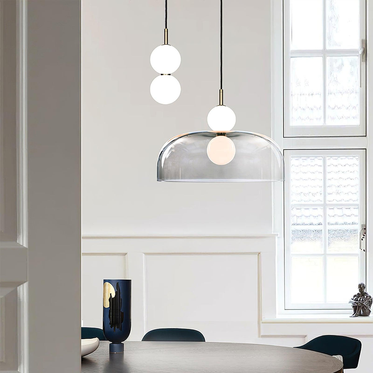 Celelia Modern Minimalist Glass Pendant Light