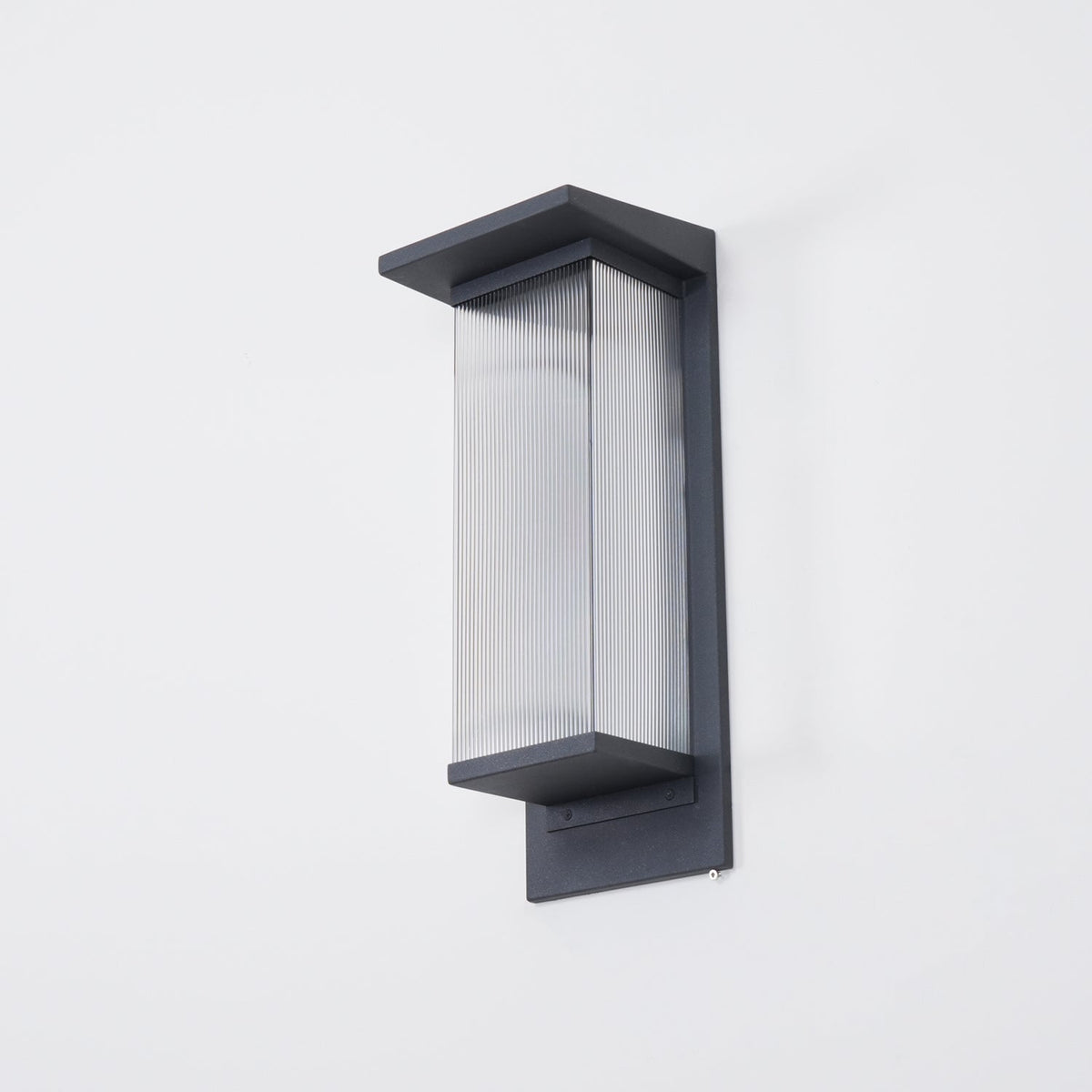 Corvian Dependable Unique Box Solar Outdoor Wall Lamp