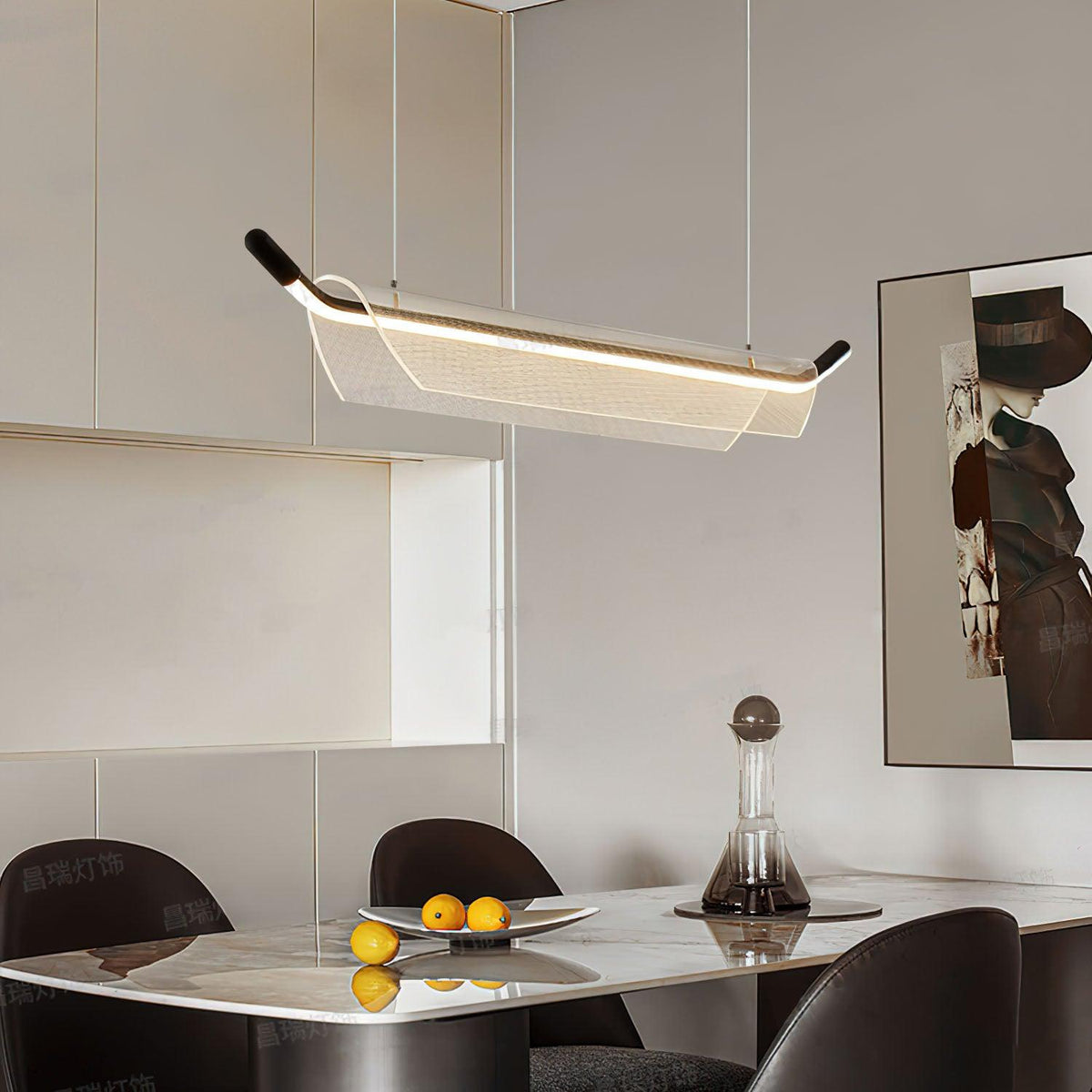 Glider Fashion Acrylic Pendant Light