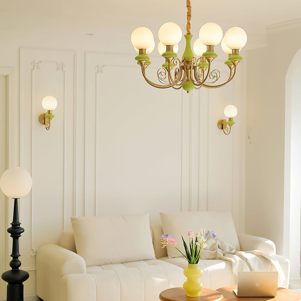 Bela Premium Nordic Art Glass Wall Lamp